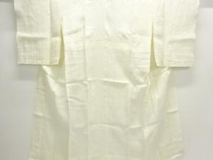 アンティーク　本麻透かし織紫陽花模様長襦袢